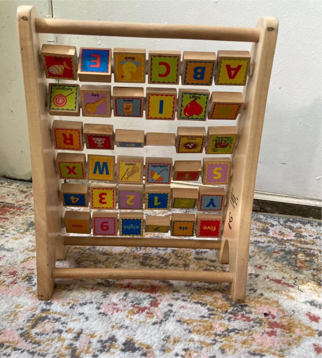 Alphabet abacus 🥕