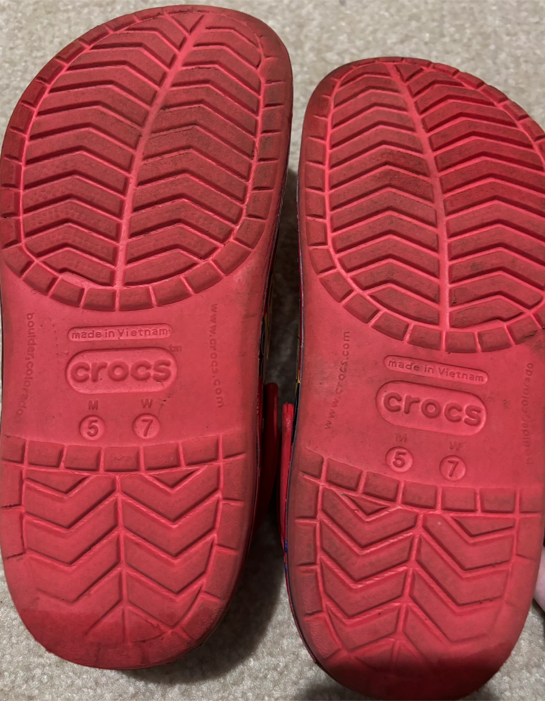 Crocs Lightning McQueen Clogs Size 5 Toddler/Youth - photo 5