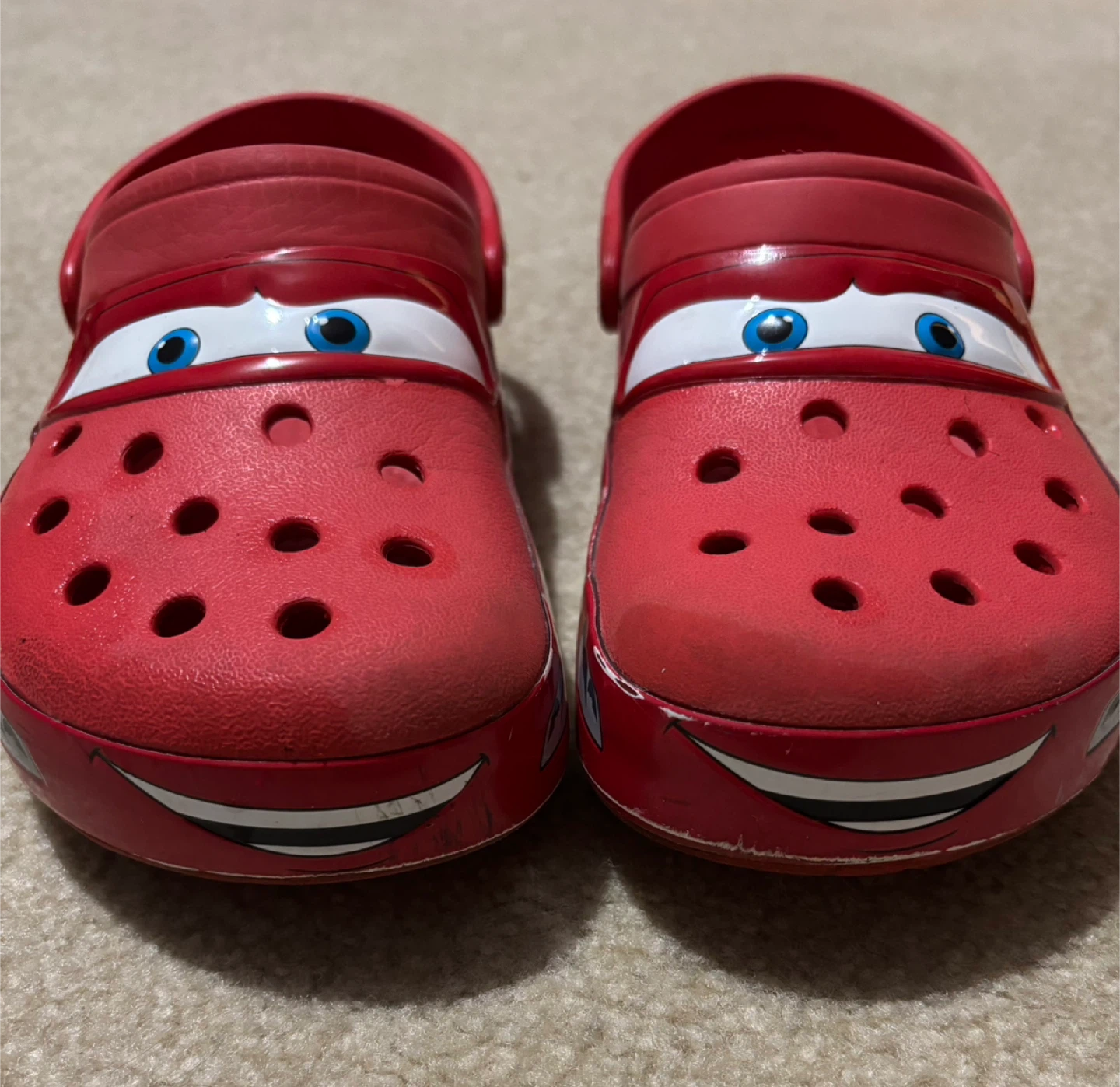 Crocs Lightning McQueen Clogs Size 5 Toddler/Youth - photo 4