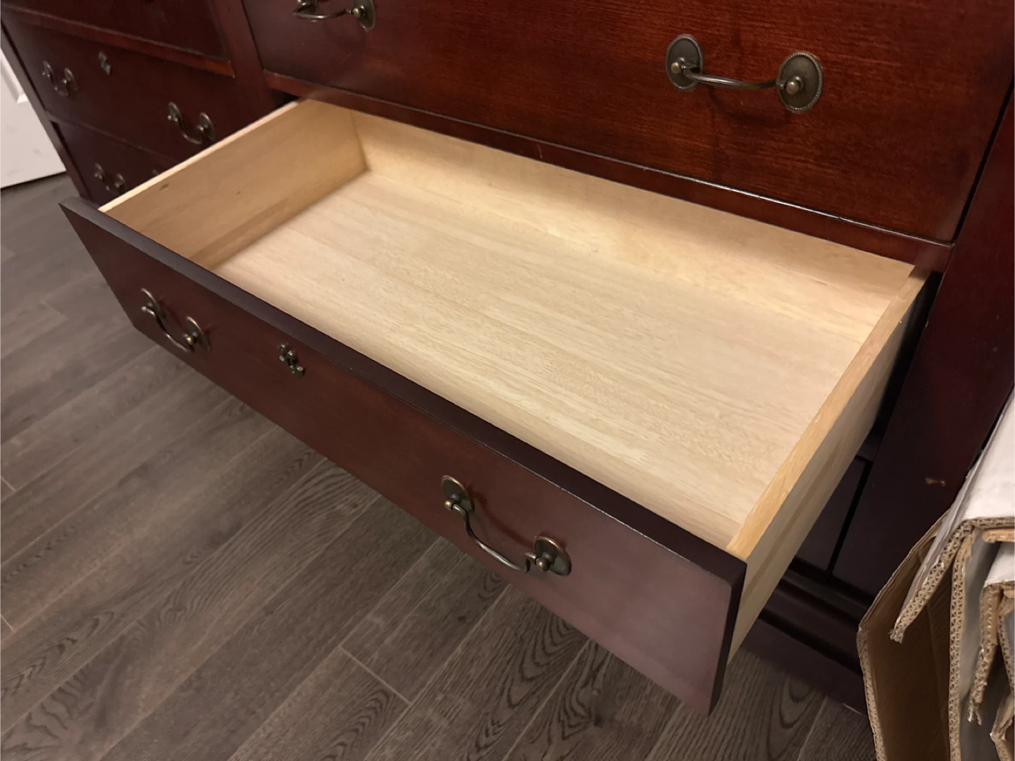 Cherry Wood Dresser with Mirror - photo 3