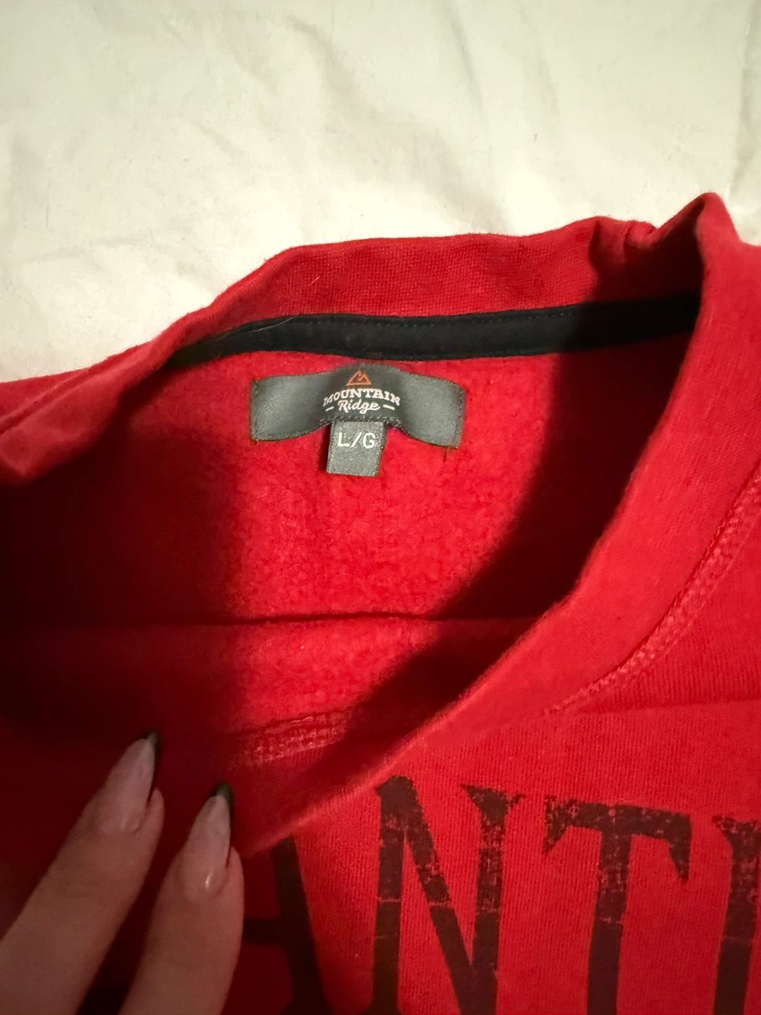 Mountain Ridge Red Crewneck Sweatshirt - photo 2