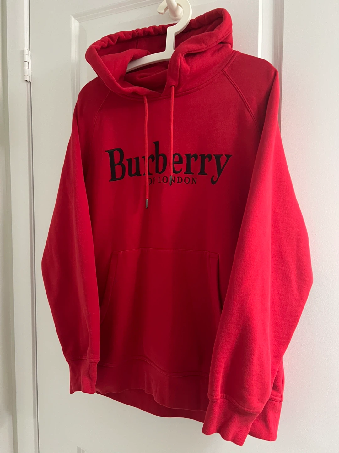 Burberry London England Red Hoodie Size L