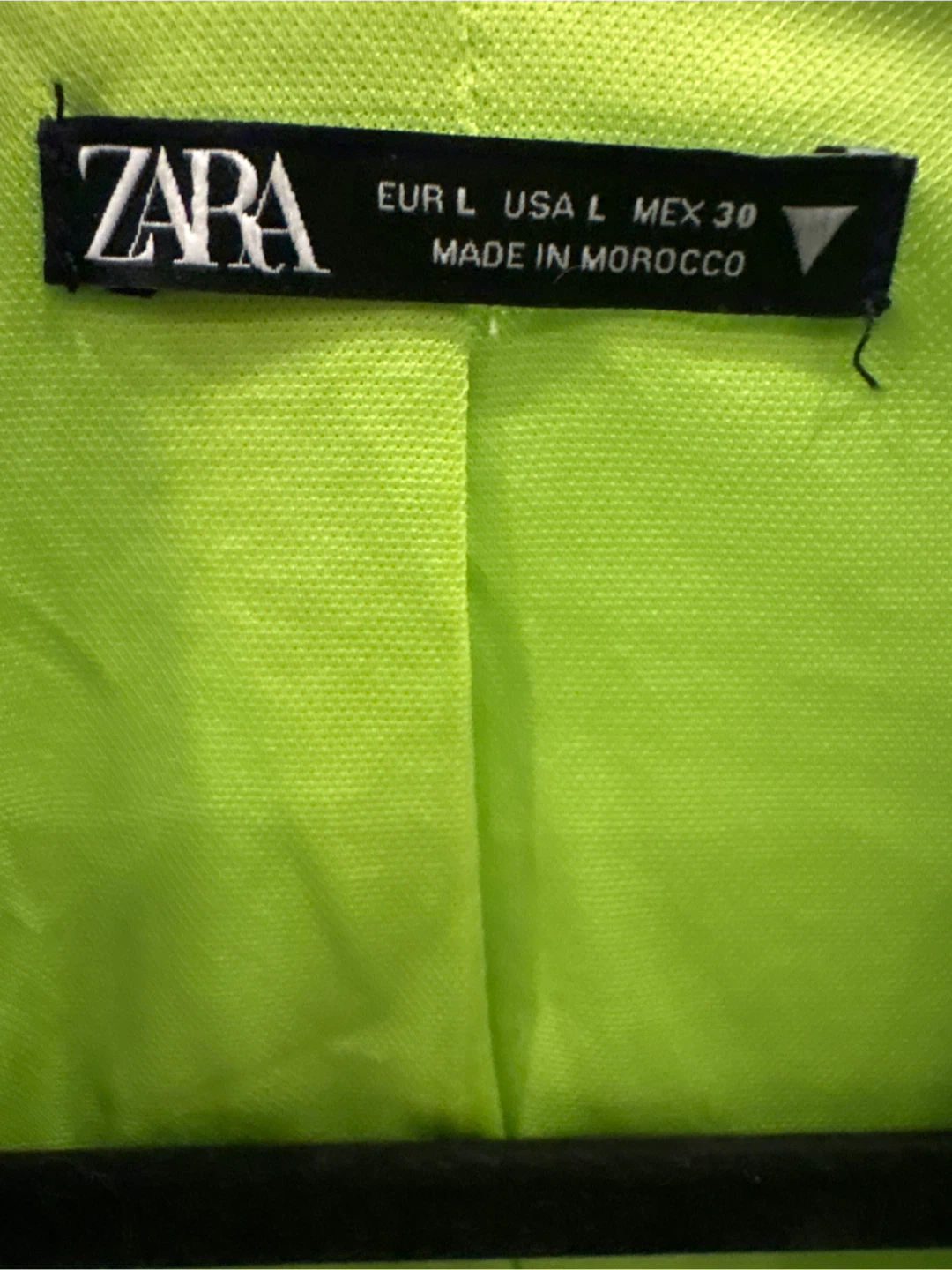 Zara Neon Green Cropped Blazer - photo 2