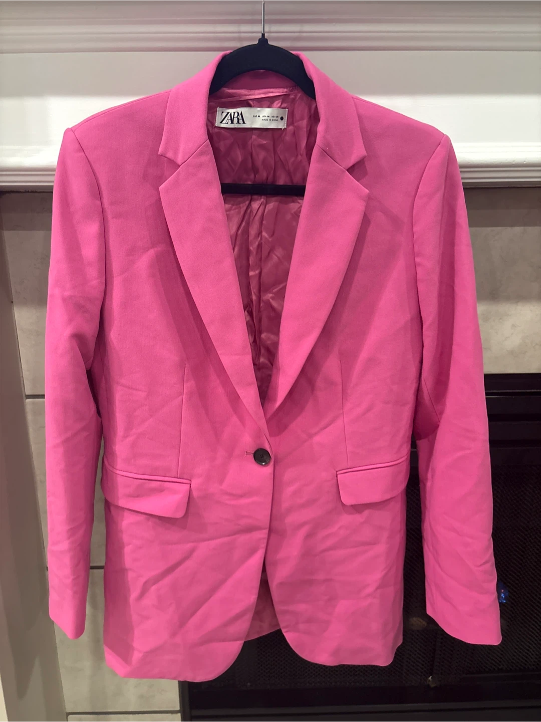 ZARA Pink Blazer - Women's Size Medium