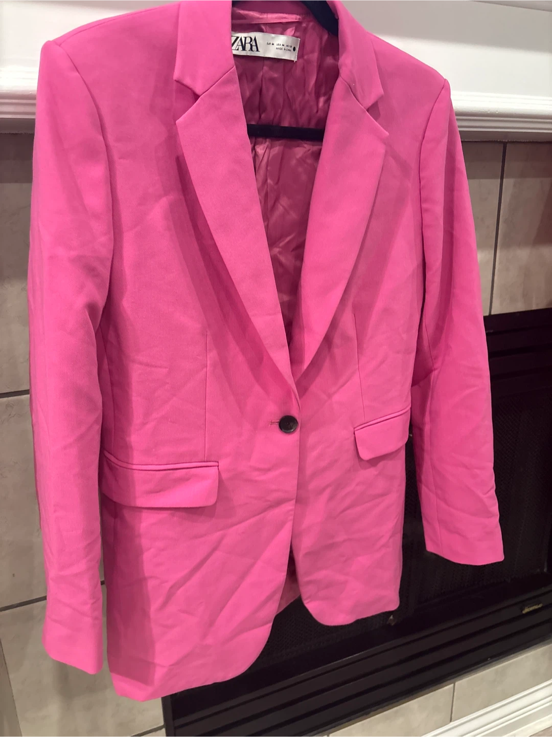 ZARA Pink Blazer - Women's Size Medium - photo 3