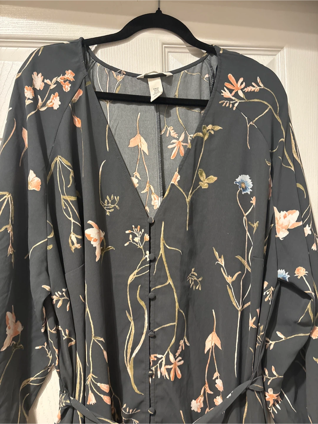H&M Floral Button-Front Maxi Dress - photo 4