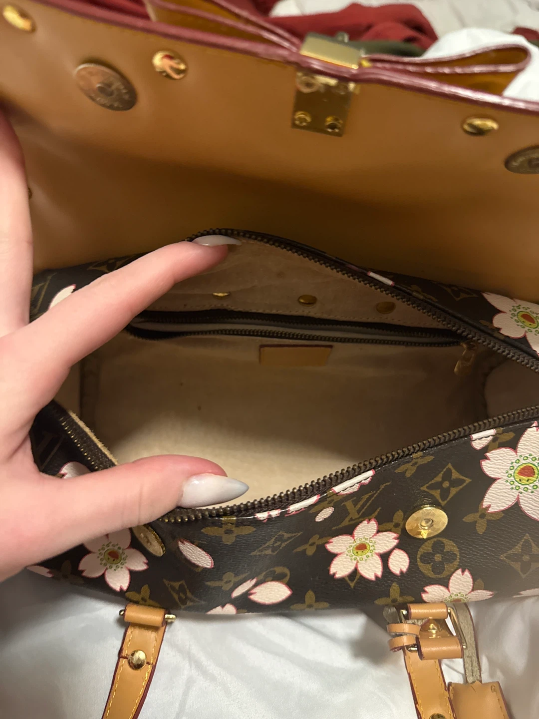 Louis Vuitton Cherry Blossom Monogram Speedy Bag - photo 3