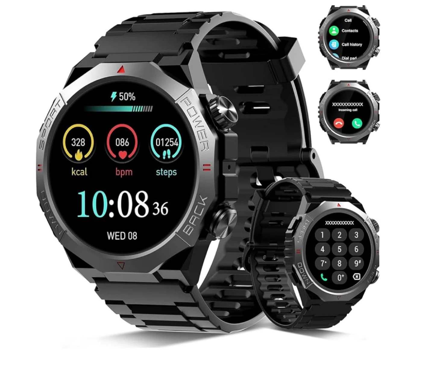 Military Smart Watches for Men (Answer/Make Call