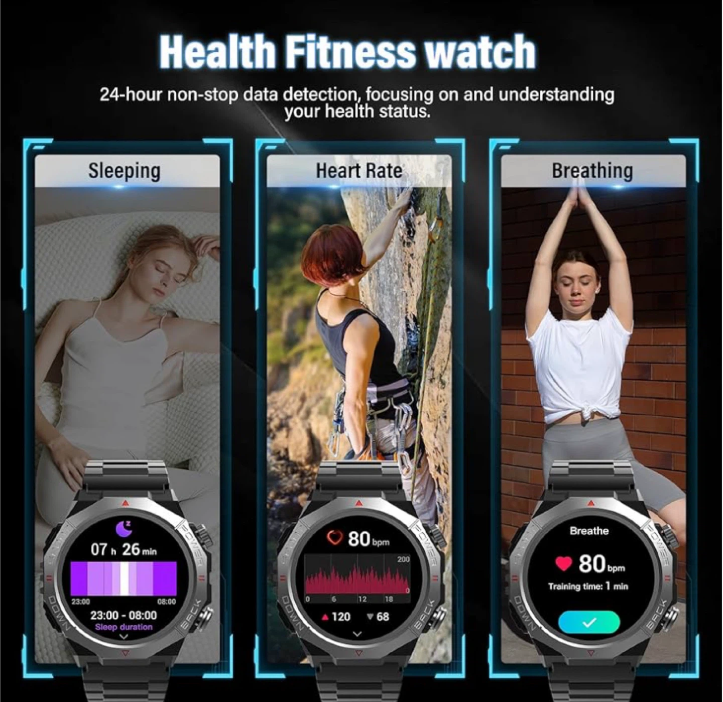 Military Smart Watches for Men (Answer/Make Call - photo 5