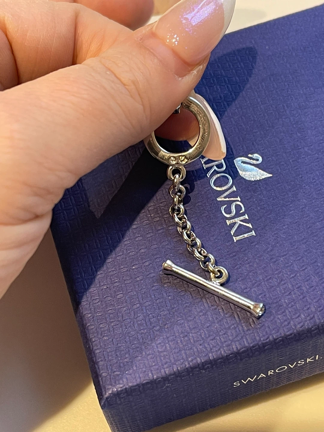 Swarovski Crystal Link Bracelet with Toggle Clasp - photo 3