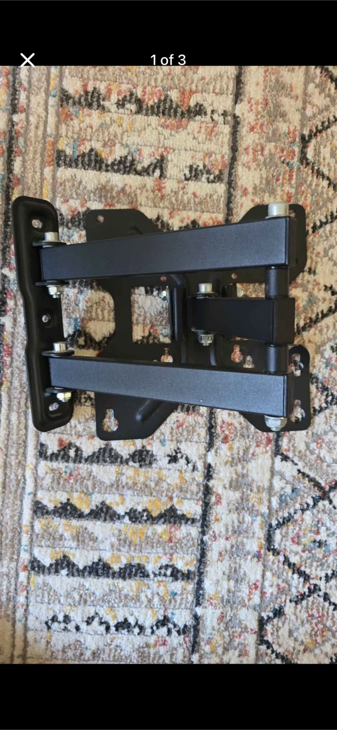 Black Swivel computer Wall Mount Bracket