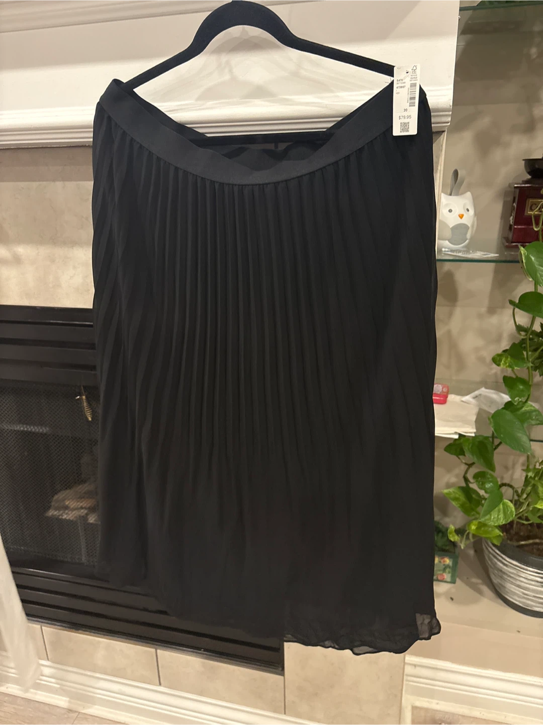 Brand New  size 20 Penningtons Black Pleated Midi Skirt Size 20 - photo 2