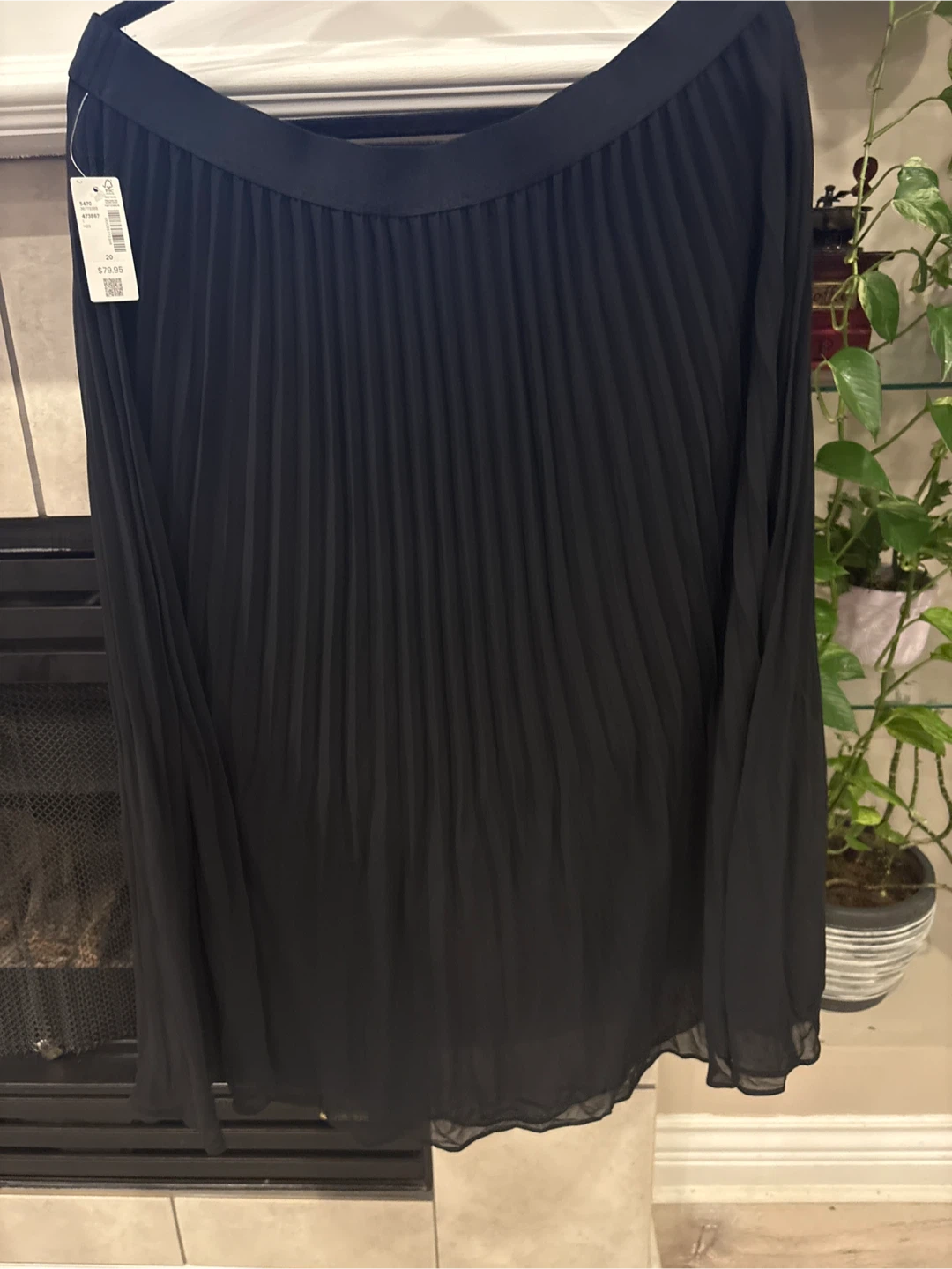 Brand New  size 20 Penningtons Black Pleated Midi Skirt Size 20 - photo 5