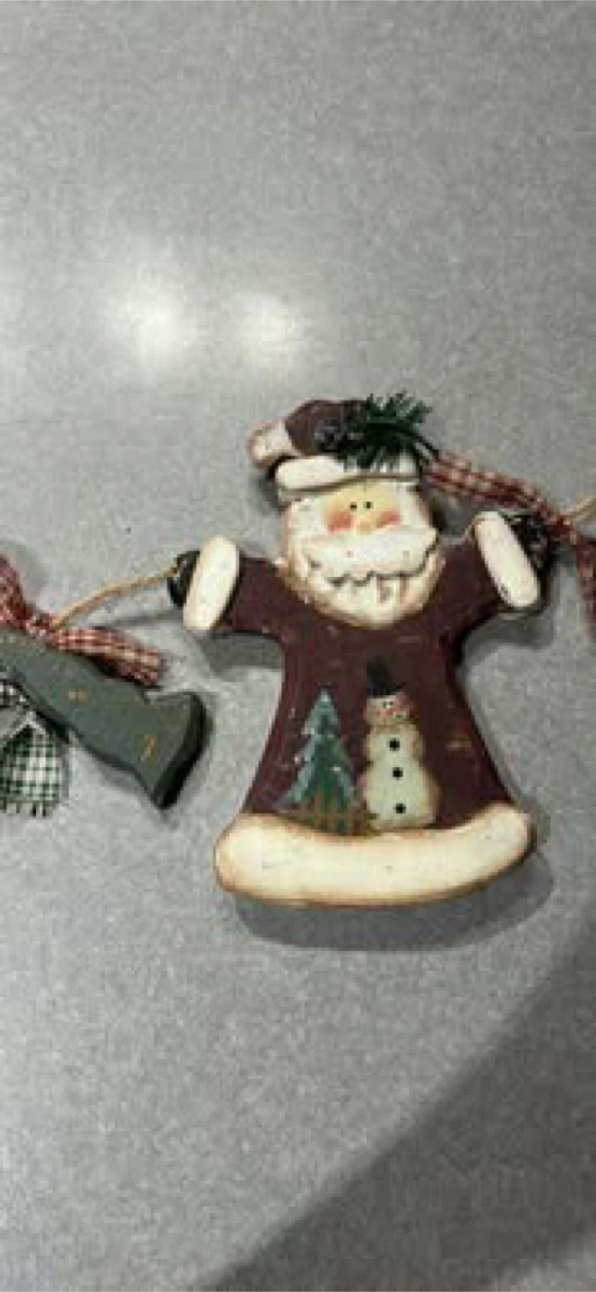 Hanging Santa Claus Christmas Garland