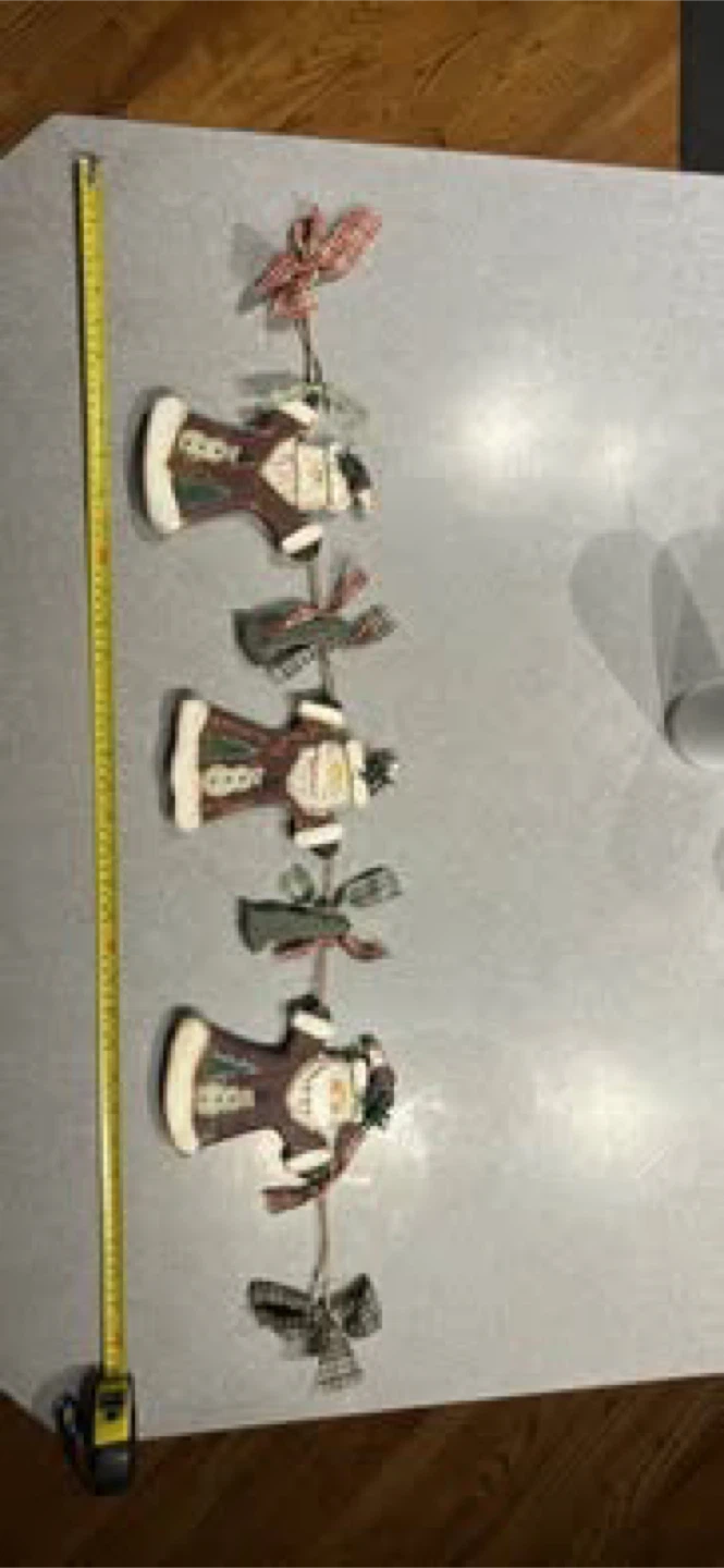 Hanging Santa Claus Christmas Garland - photo 3