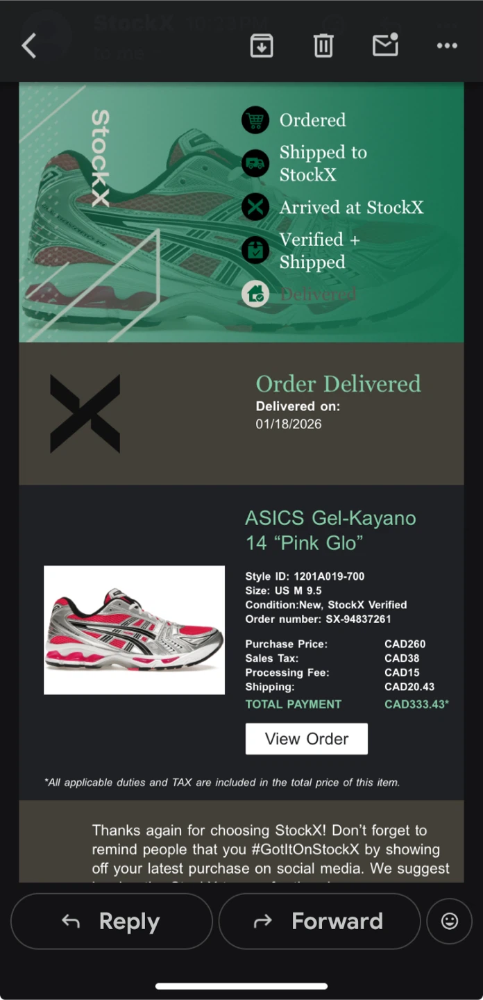 REAL ASICS Gel-Kayano 14 "Pink Glo - photo 4