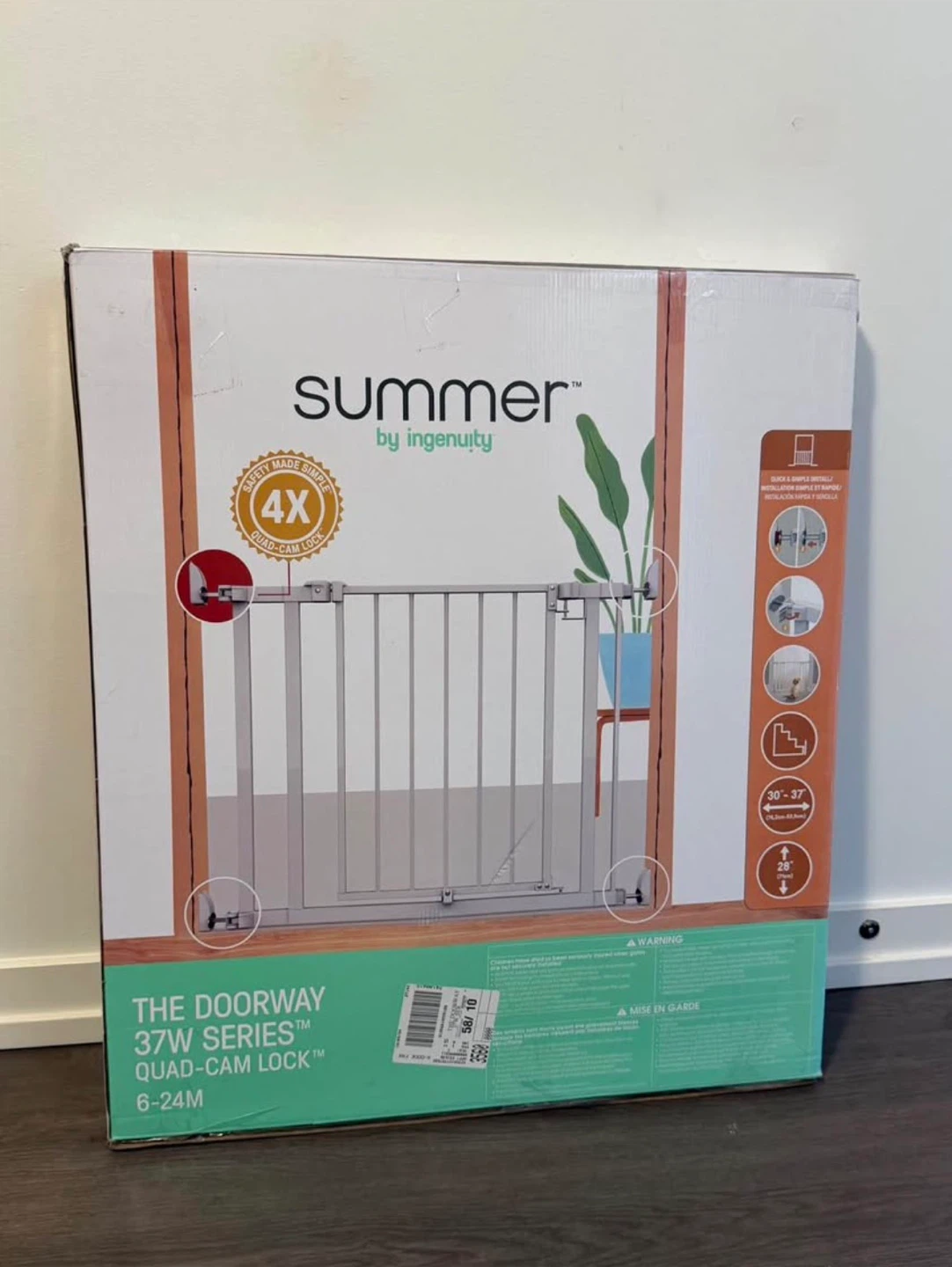 Summer by Ingenuity The Doorway 37W Series Quad-Cam Lock Gate