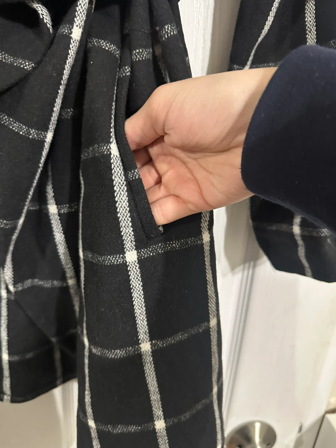 Plaid Belted coat - photo 2
