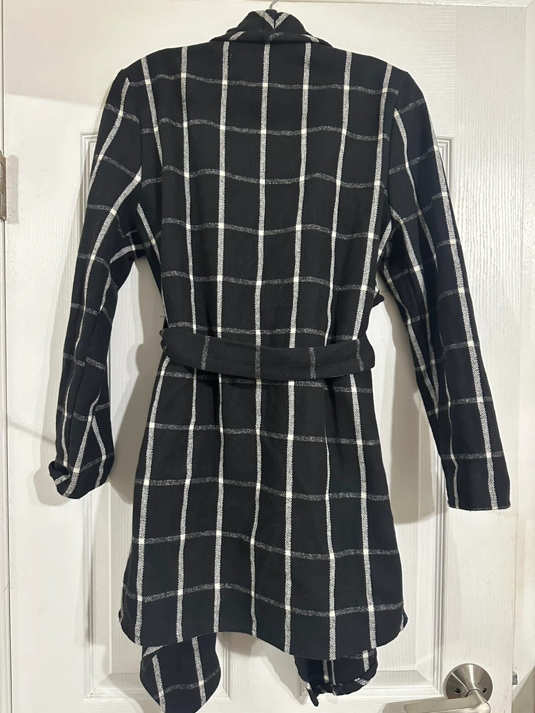 Plaid Belted coat - photo 3