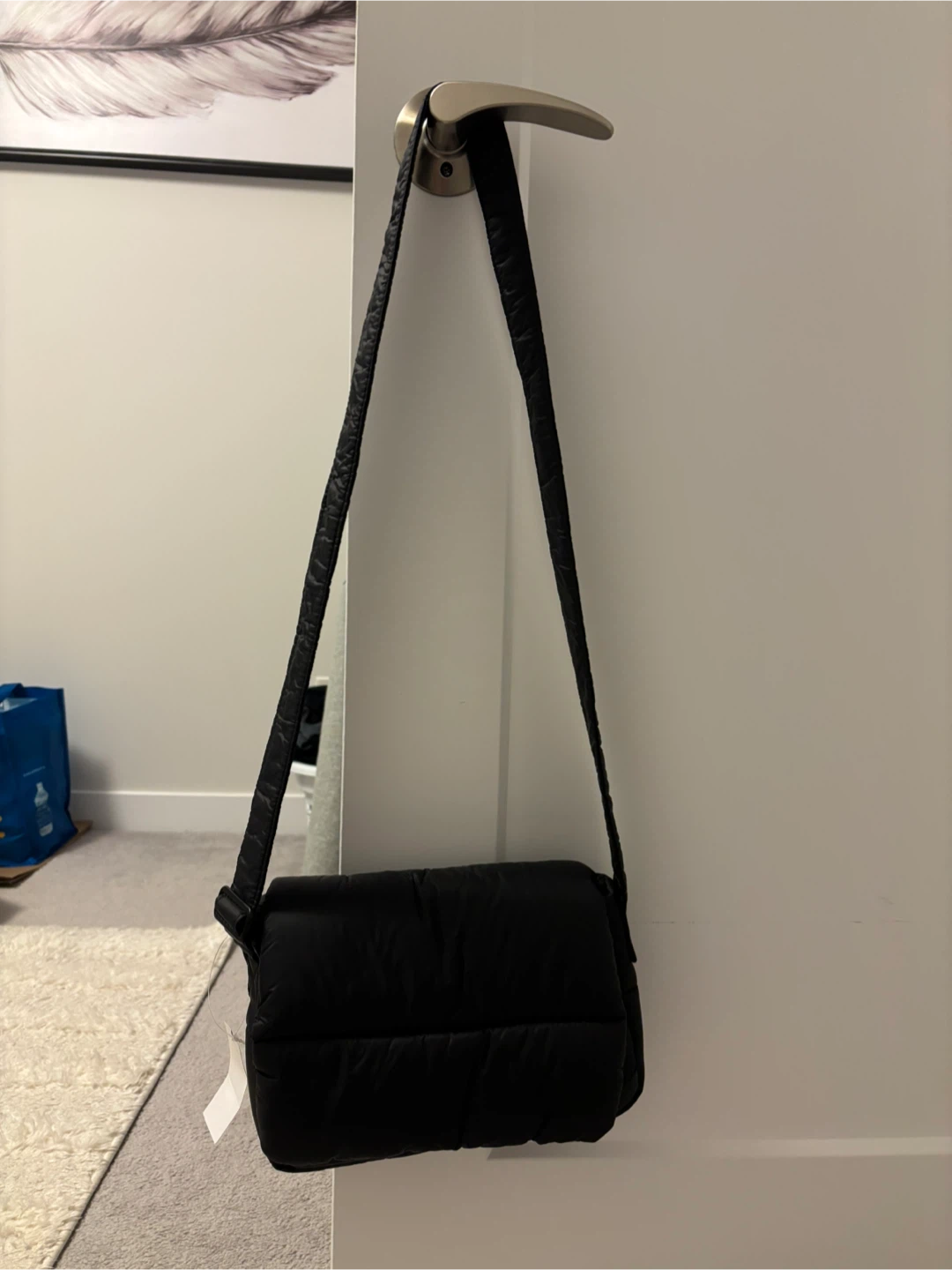 Black Puffer sling bag - photo 2