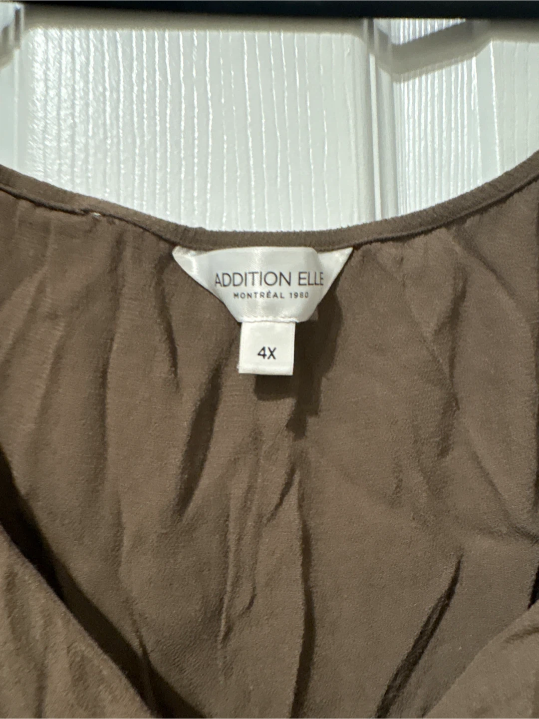 Addition Elle Brown Button-Up Dress - Size 4X - photo 4