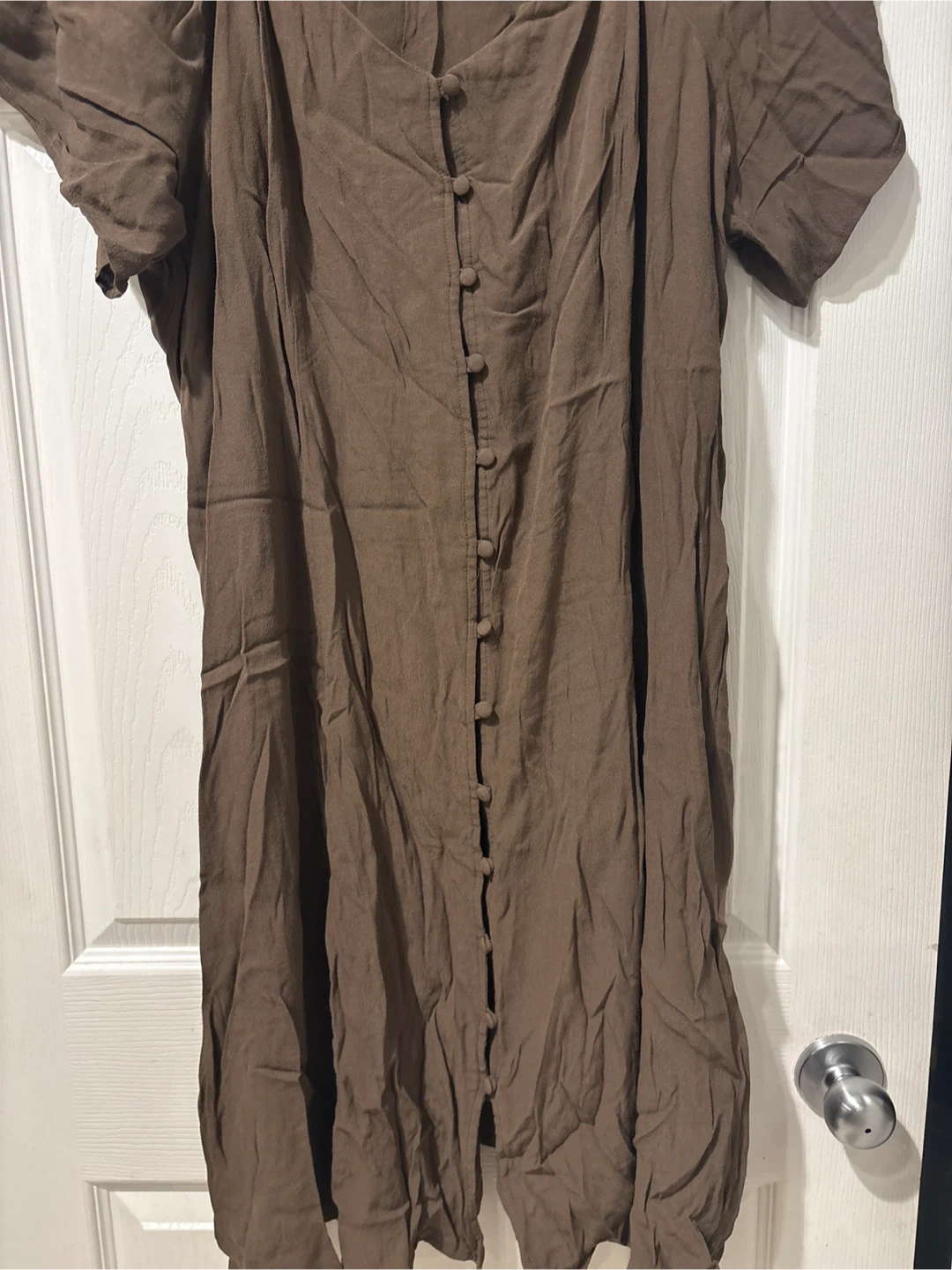 Addition Elle Brown Button-Up Dress - Size 4X - photo 2
