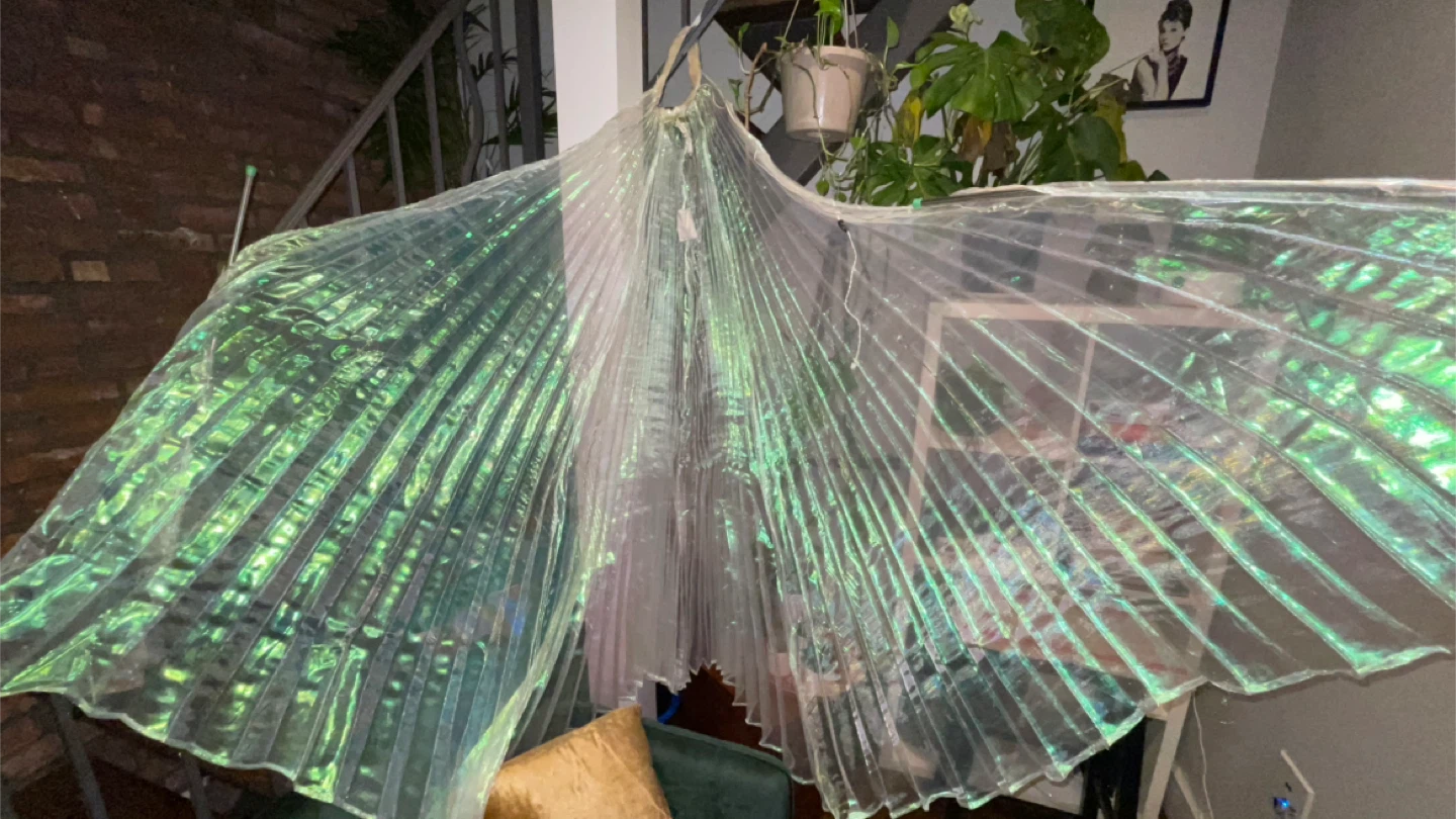 Isis wings with LED lights for belly dance