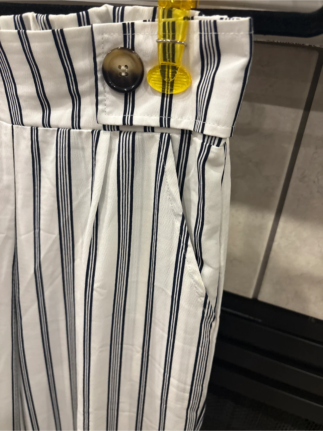 Striped Wide-Leg Pants size small - photo 2