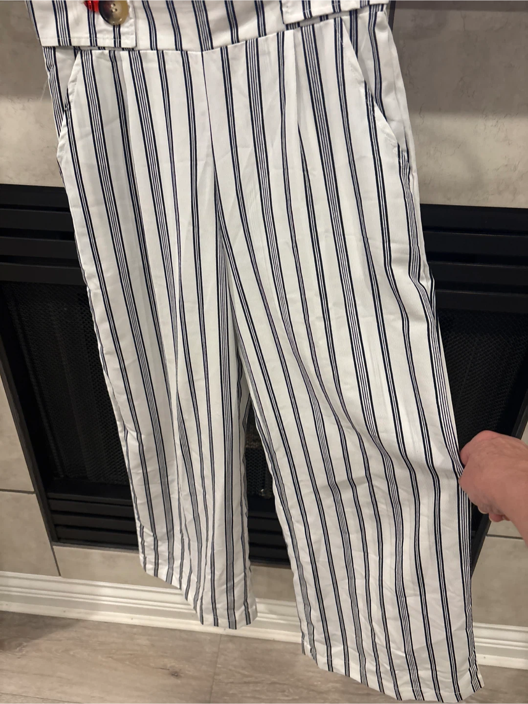 Striped Wide-Leg Pants size small - photo 3