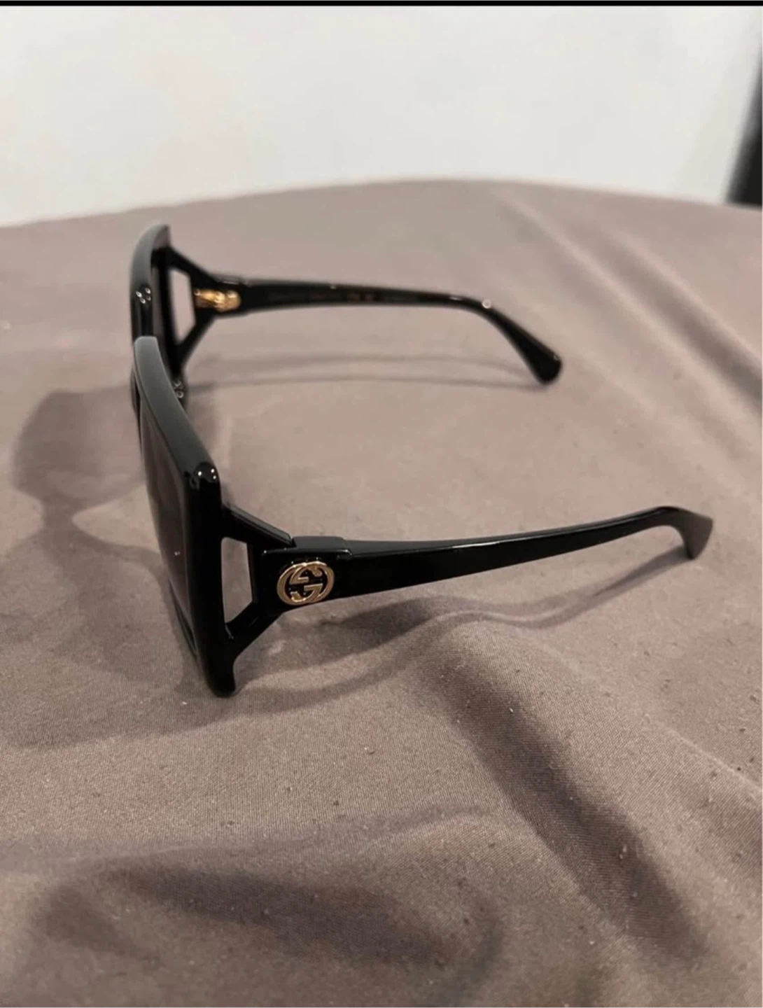 GUCCI GG1338S Burgundy Luxury Sunglasses Brown Lens - photo 5