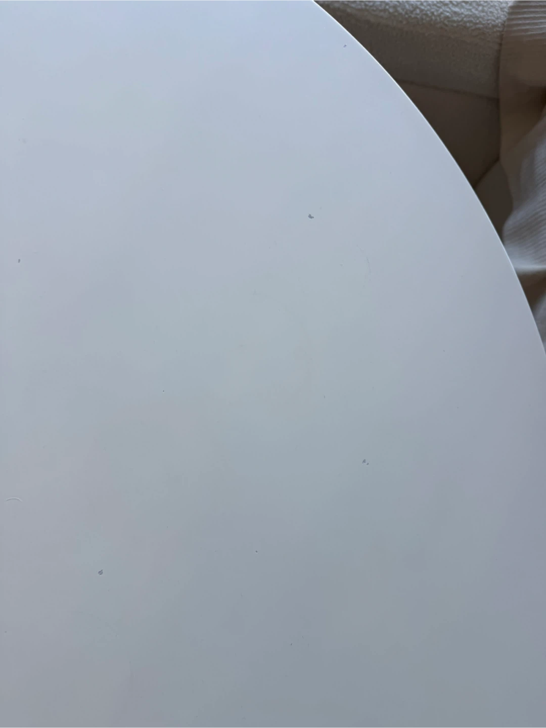 White Round Dining Table - photo 2