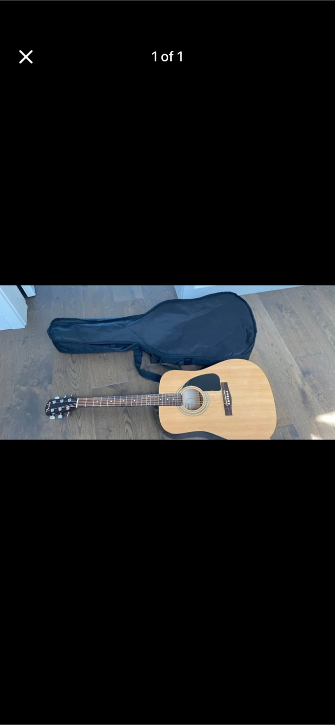 Fender Acoustic Guitar with Gig Bag