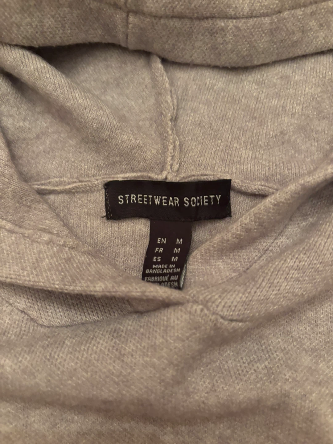 Streetwear Society Grey Cropped Hoodie - photo 2