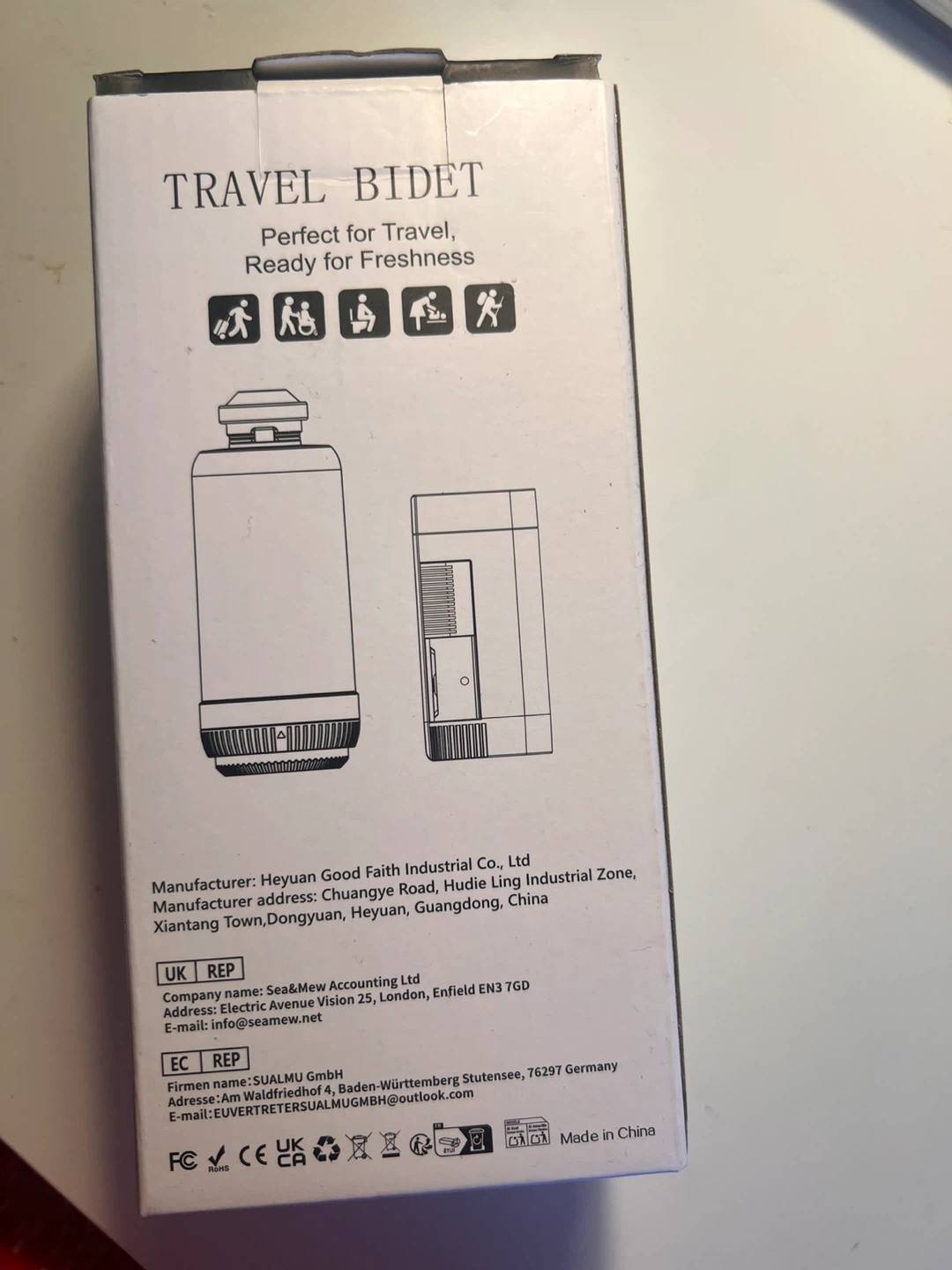 Vitcoco Travel Bidet with USB-C Charging - photo 3