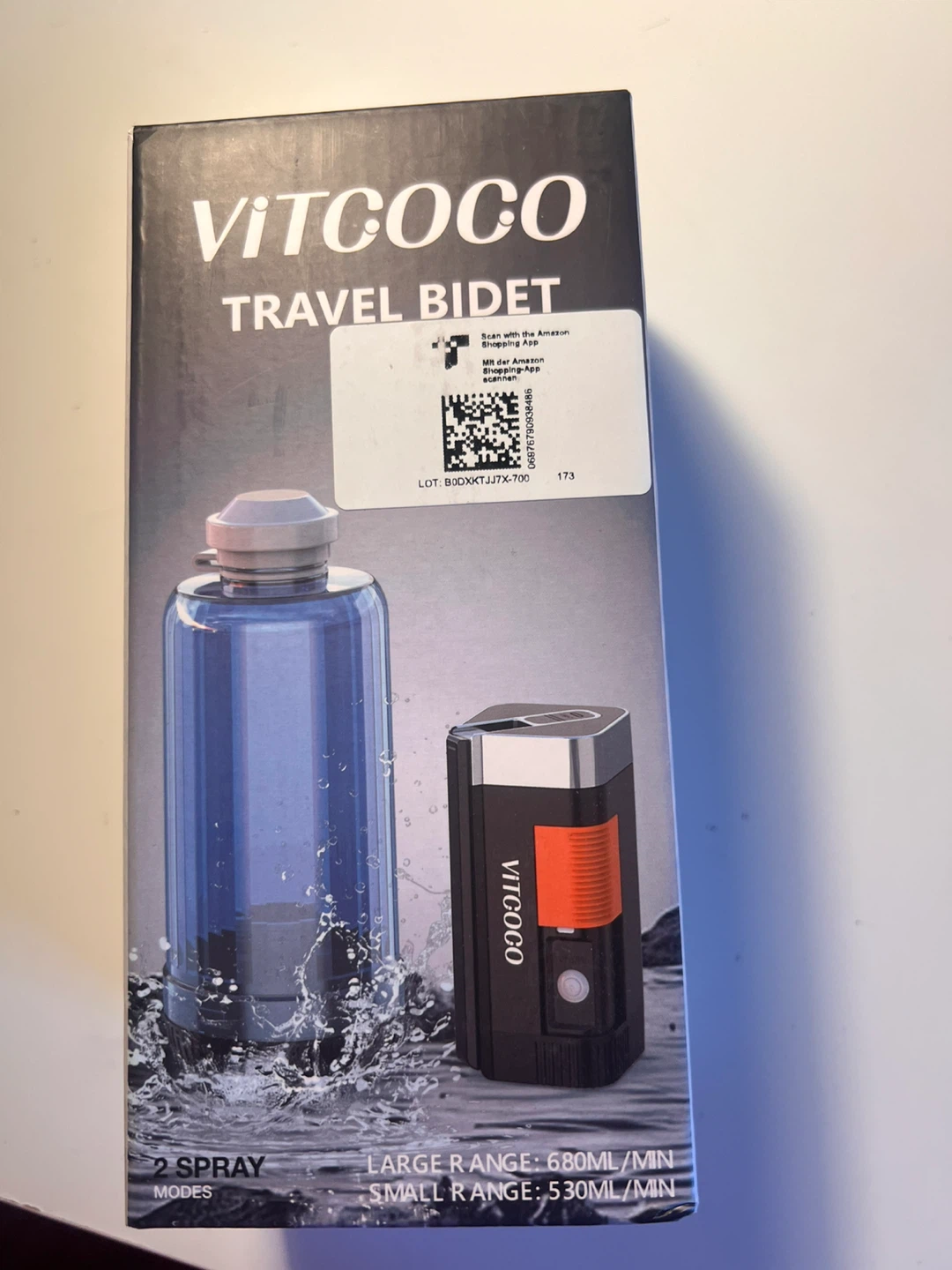 Vitcoco Travel Bidet with USB-C Charging