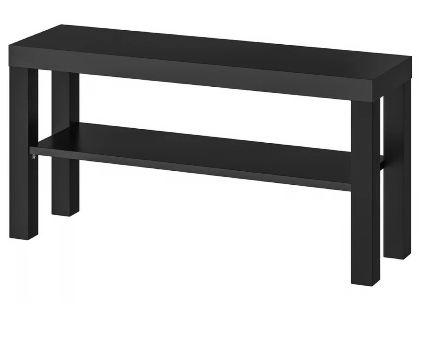 Black Console Table with Shelf NEW BOXES SEALED