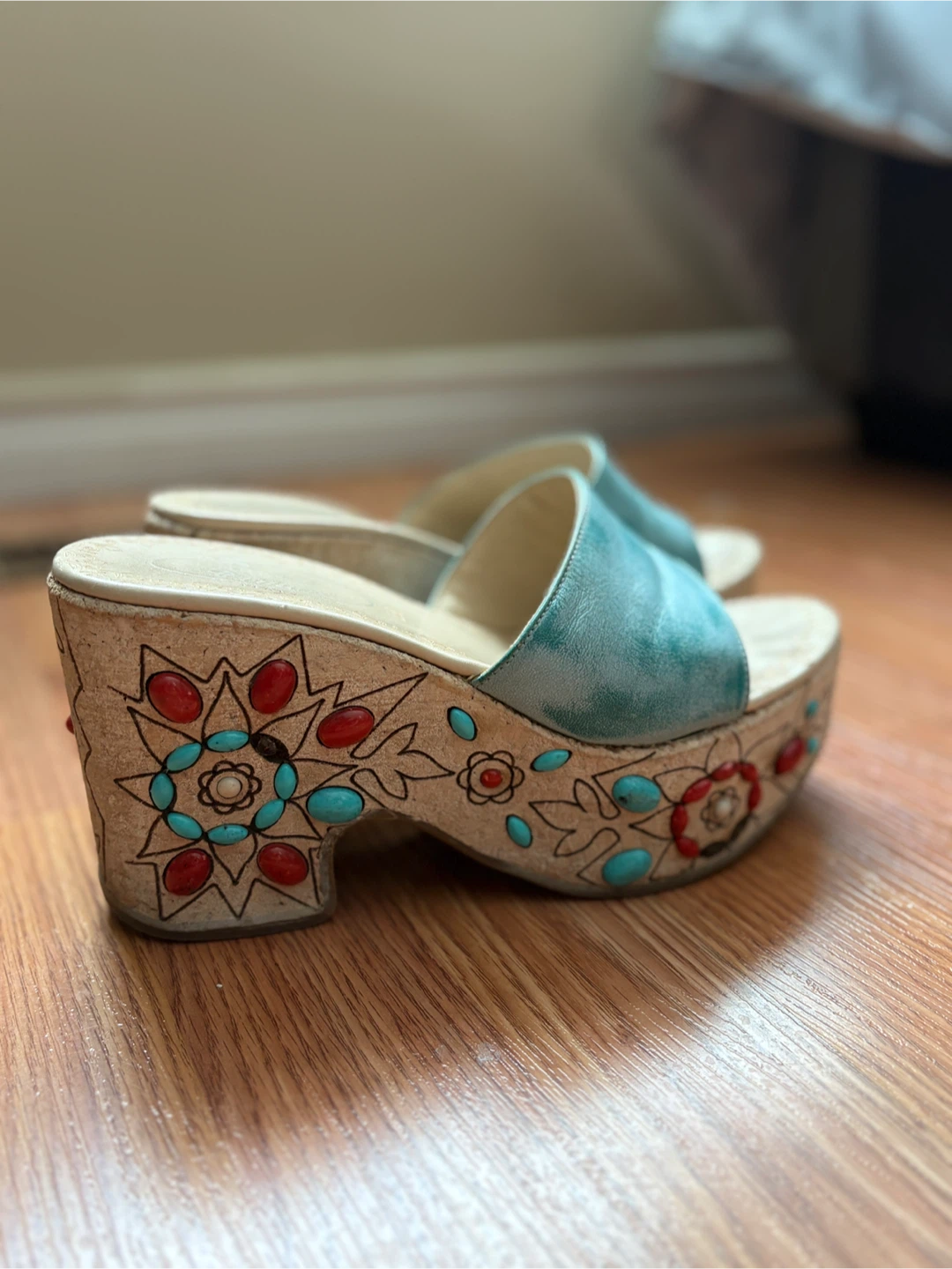 Bruno Magli Couture Wedge Sandals