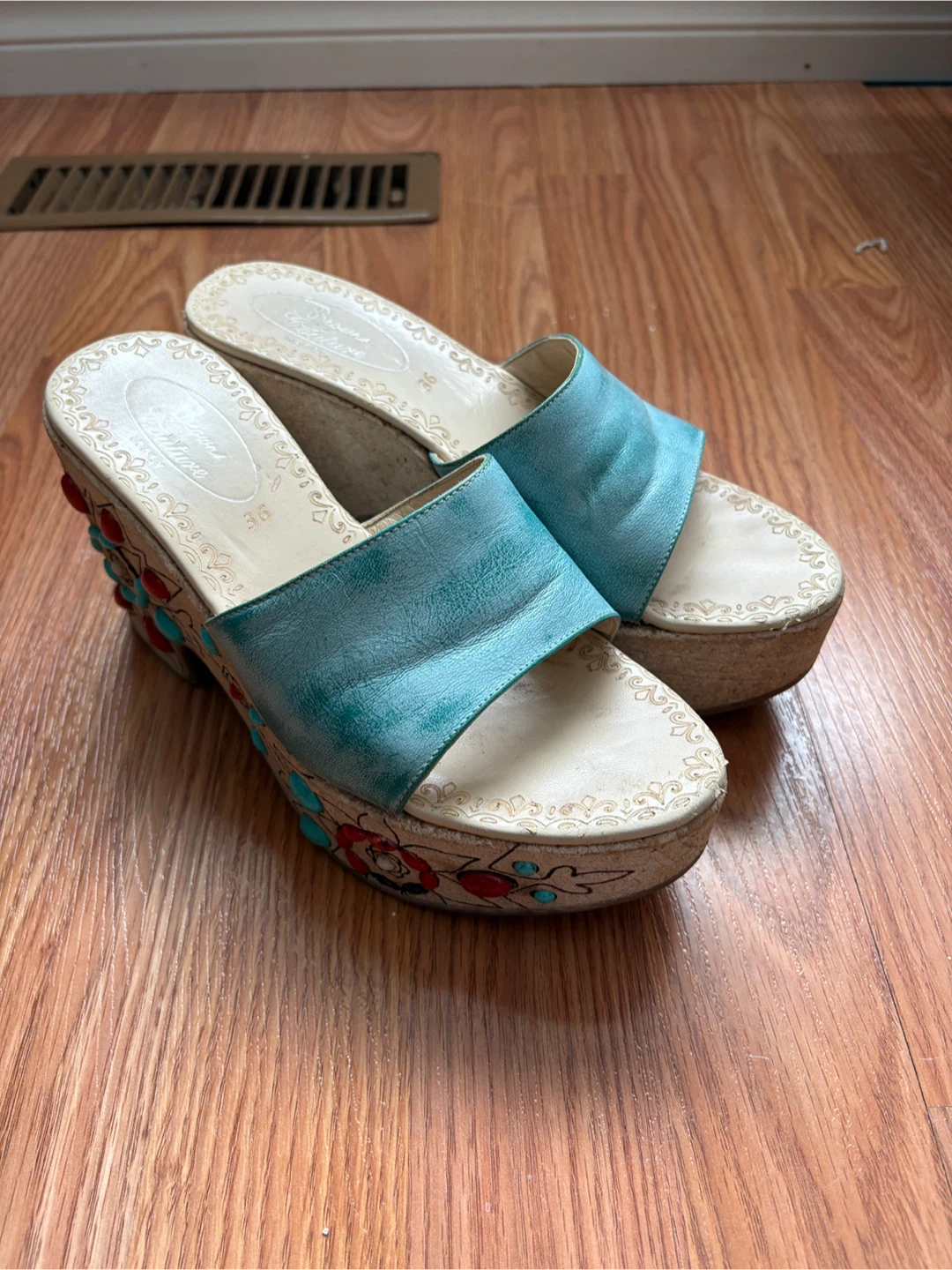 Bruno Magli Couture Wedge Sandals - photo 4