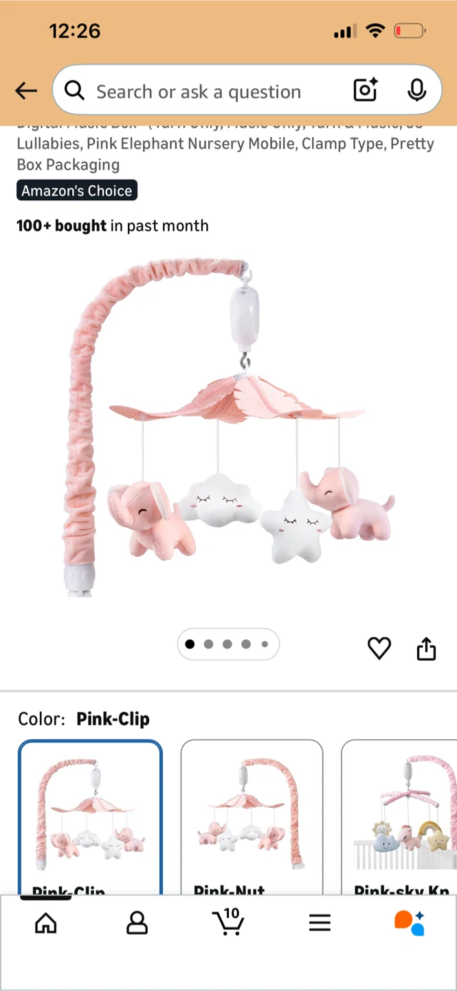 Nursery Mobile pink - photo 2