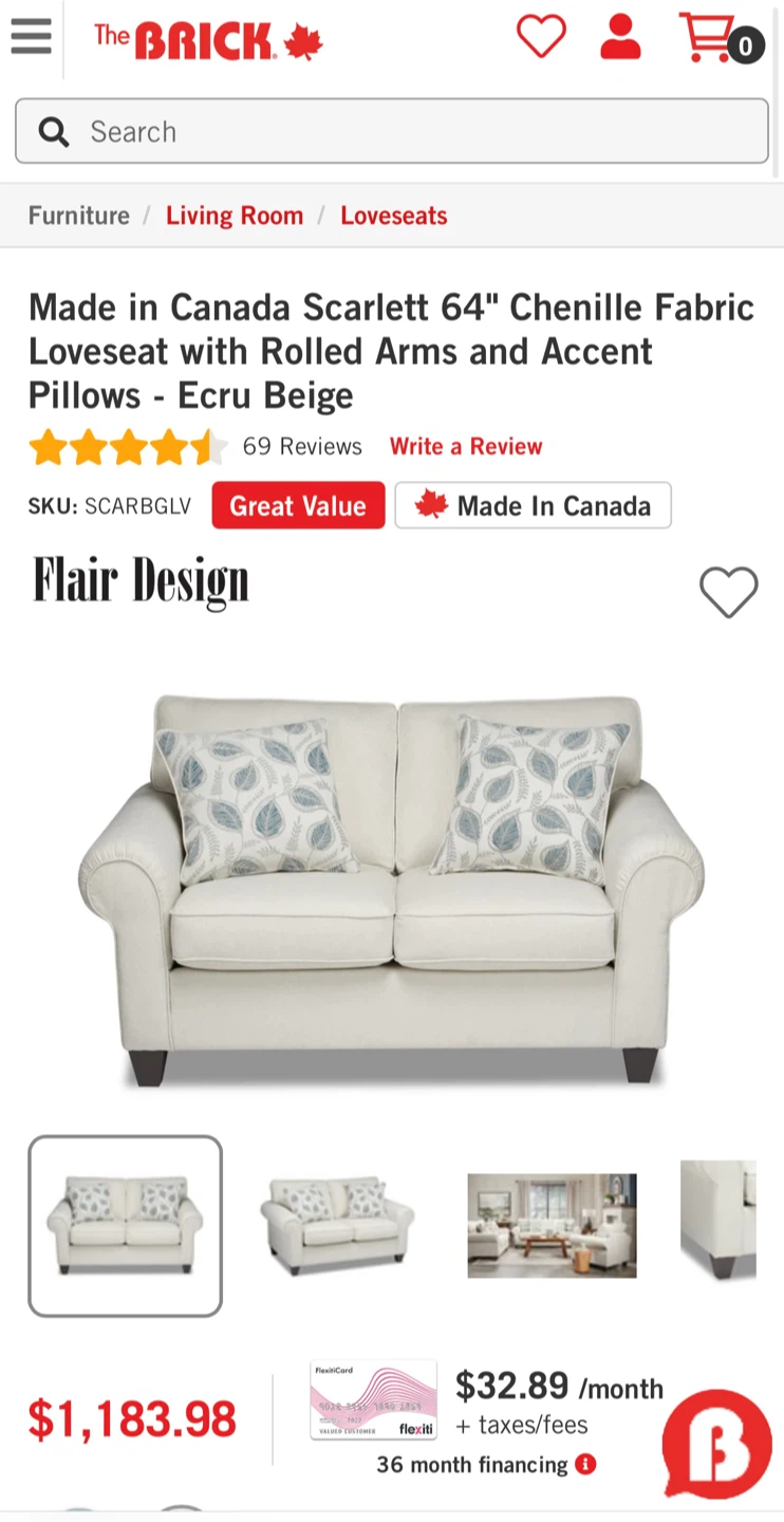 Cream-Coloured Sofa & Loveseat - photo 3