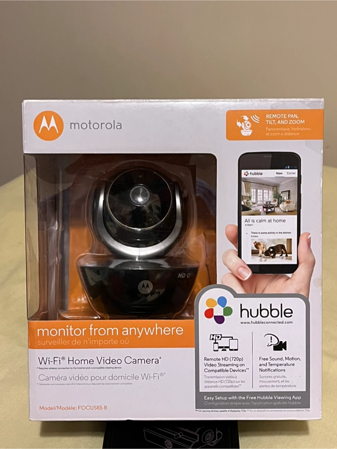 Motorola Wi-Fi Home Video Camera FOCUS85-B