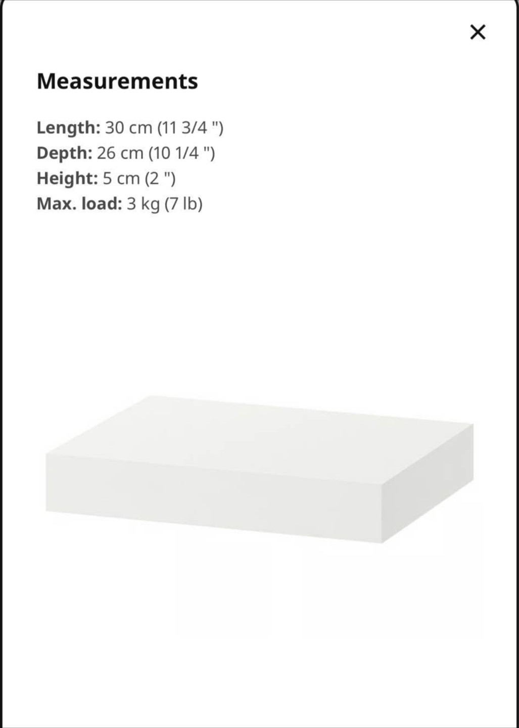 Lack Floating Shelf
