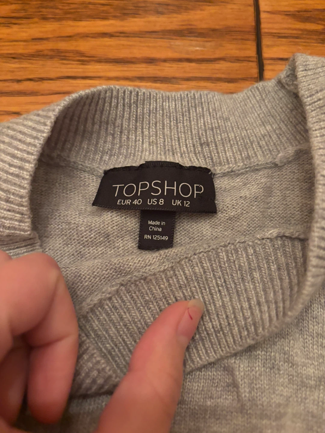 TOPSHOP Grey Sweater - photo 2