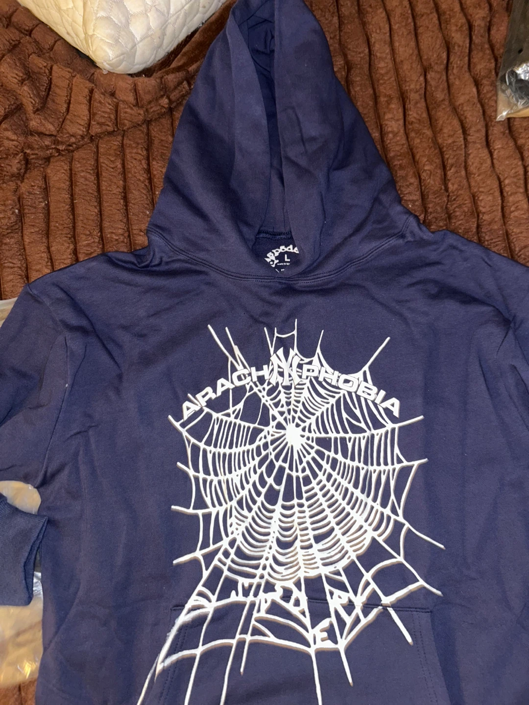 Arachnophobia Hoodie and Sweatpants Set - Navy Blue