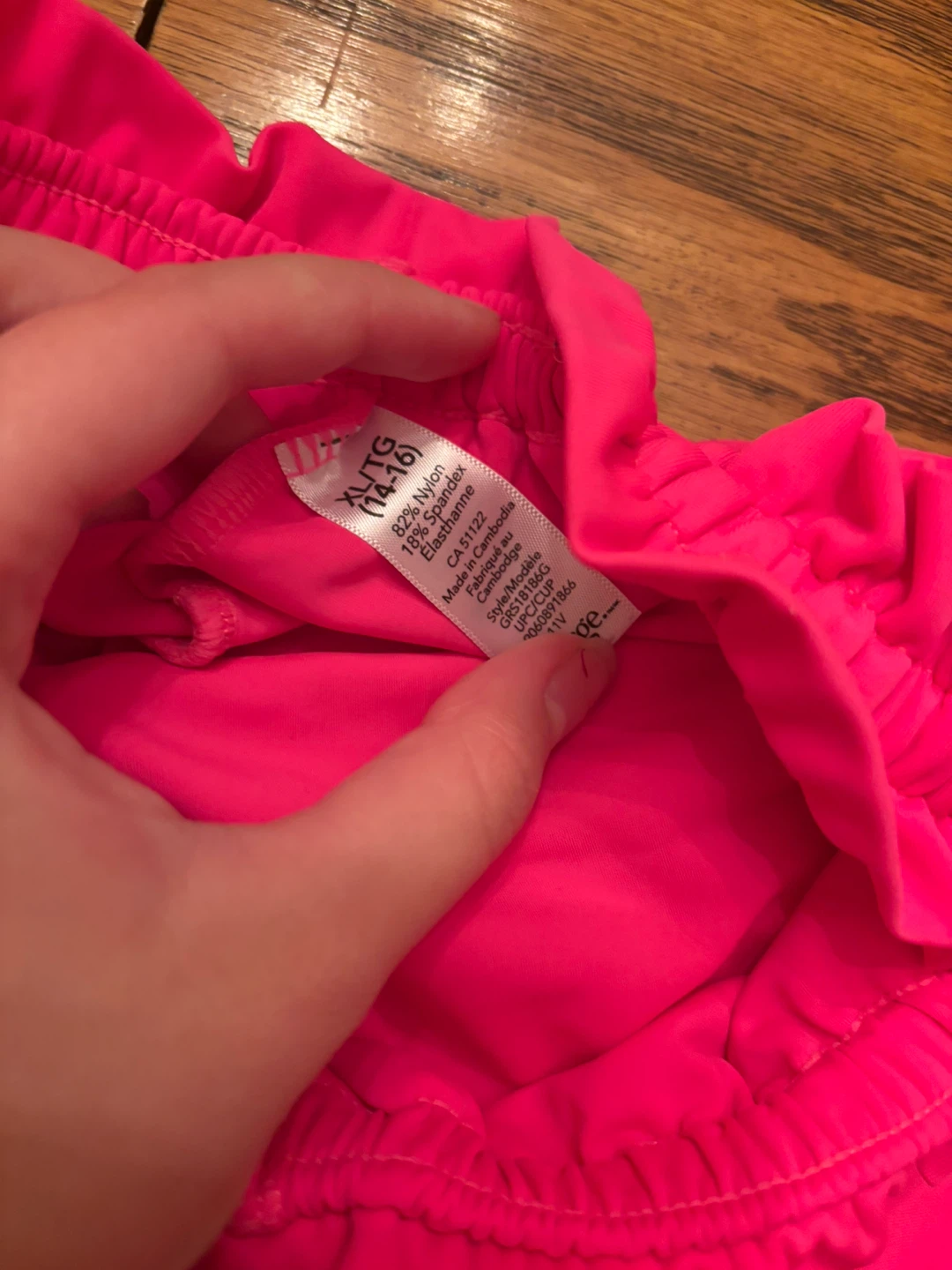 Pink Ruffled Swim Shorts - photo 2