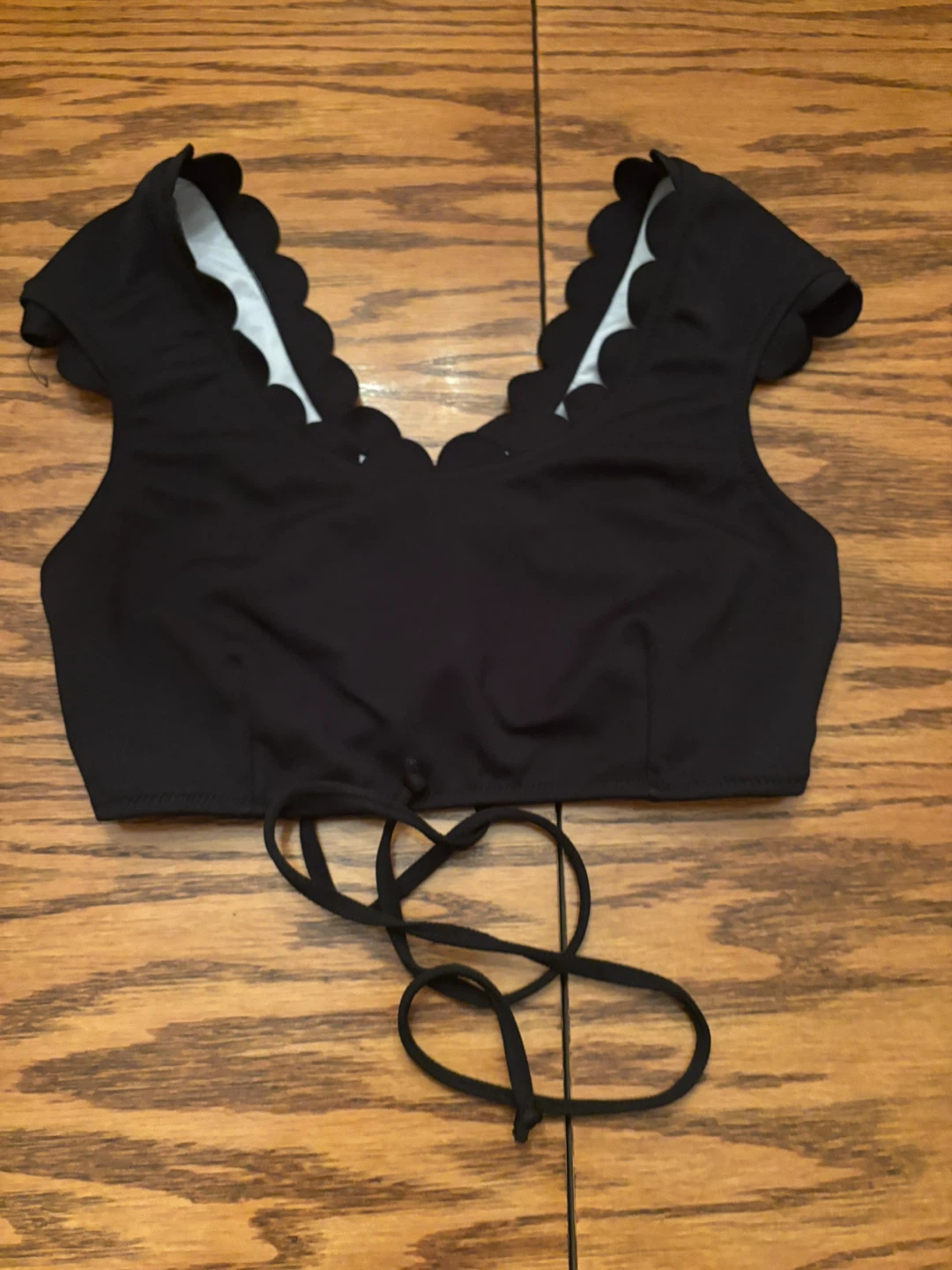 Black Swim Top