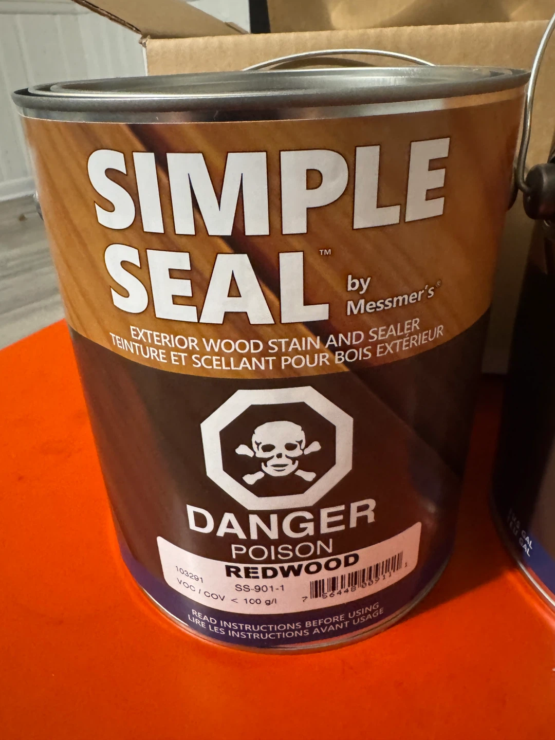 Simple Seal Exterior Wood Stain and Sealer - Redwood