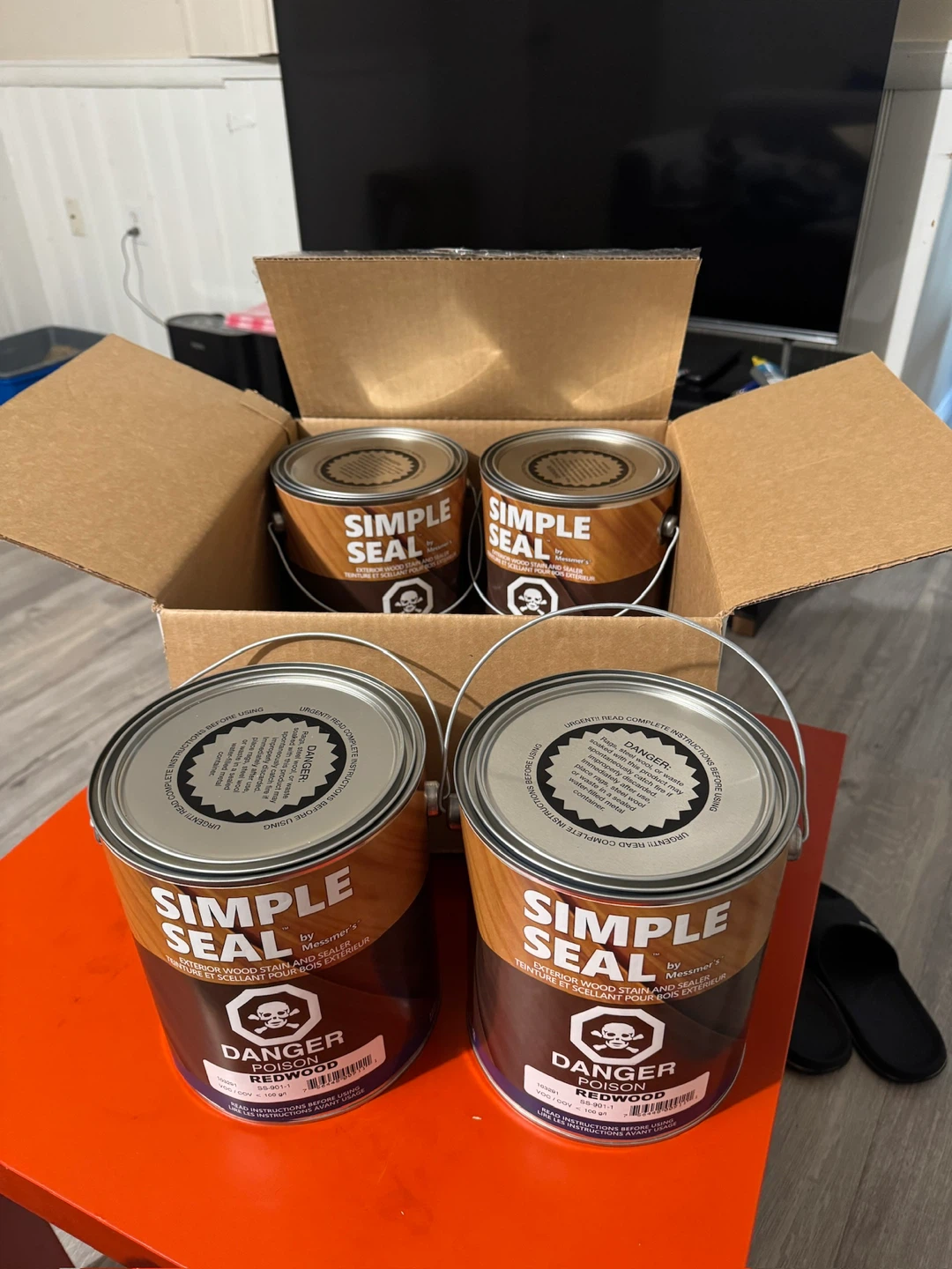 Simple Seal Exterior Wood Stain and Sealer - Redwood - photo 2