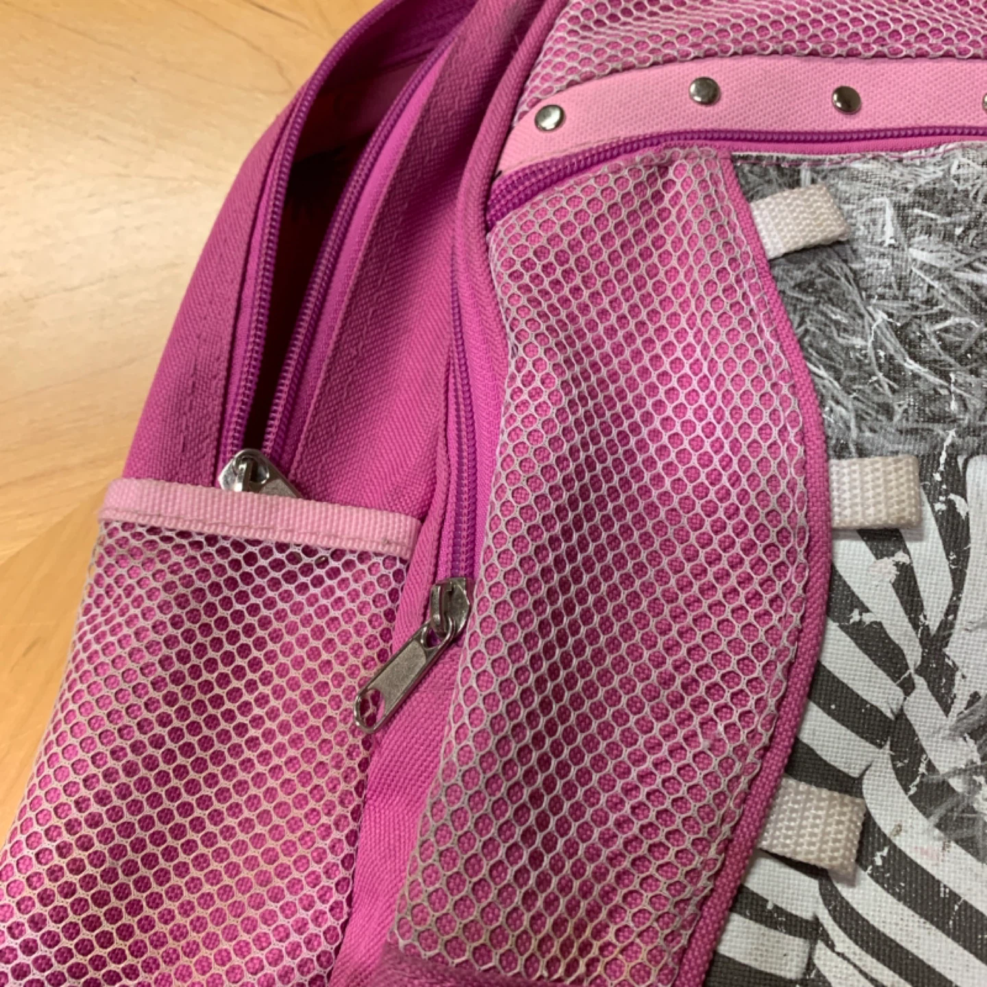 Vintage 2003 stuff by Duff Hilary Duff pink backpack - photo 3