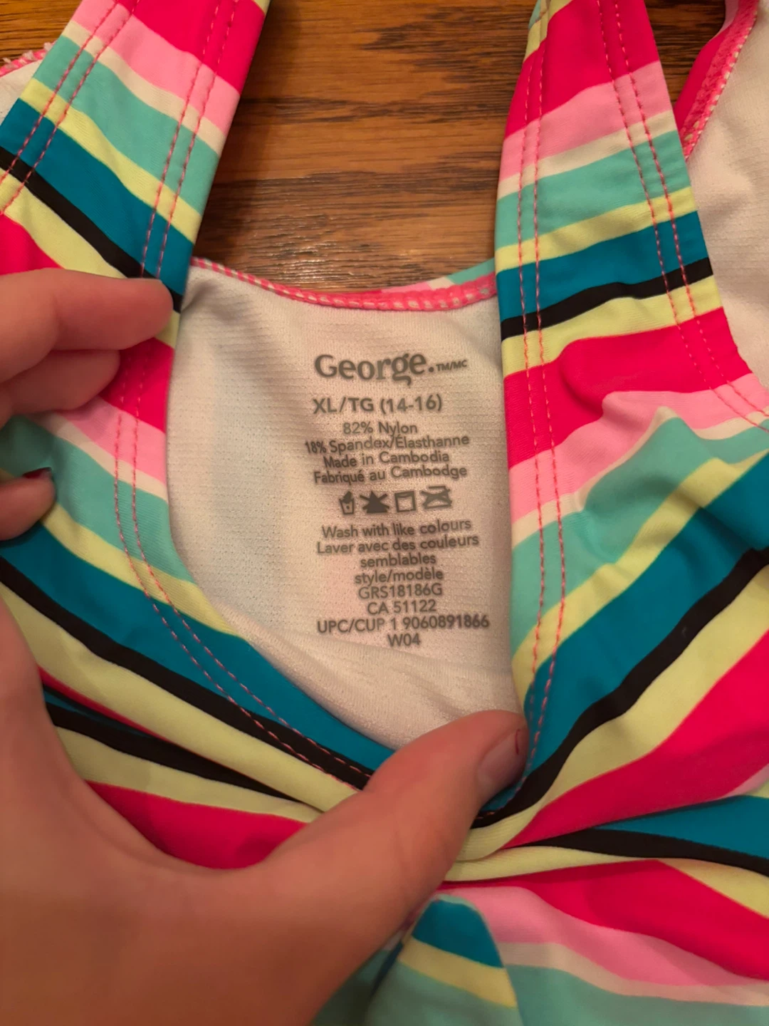 George Striped Swimsuit - photo 2